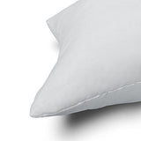 EDOW Throw Pillow Inserts, Set of 2 Lightweight Down Alternative Polyester Pillow, Couch Cushion, Sham Stuffer, Machine Washable. (Grey, 18x18)