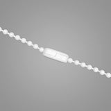 Curtain Chain Connector, 20 Pack, Repair for Roller Blinds Shades Beaded Chains Cords Strings - White