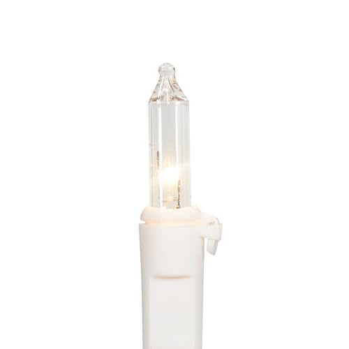 Northlight Mini Incandescent Christmas Lights - Clear - 4' White Wire - 10ct