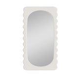Full Length Mirror, Irregular Clouds Full Body Mirror, Wall Mounted Floor Mirror, Wooden Frame Leaning Hanging Wall Mirror for Bedroom Entrance B-100 * 180cm