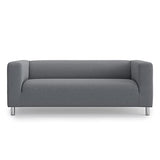 TLYESD Klippan Cover Replacement for IKEA Klippan Loveseat Cover, Klippan Couch Cover,Klippan Sofa Cover Only!(Dark Grey)