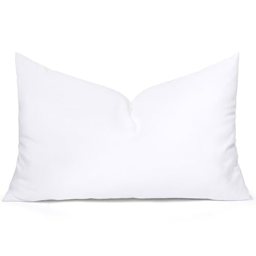 MIULEE 14x40 Inch Throw Pillow Insert for Couch Sofa Bed