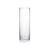 WGVI Quality Thick Weighted Clear Cylinder Glass Vases, 4" W x 12" H, Flower Arrangement Floating Candle Holders Wedding Centerpieces Terrarium Planter Floral Countertop Storage Container, 1 Piece