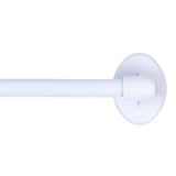 Kenney - Appliance Magnetic Curtain Rod, No-Drill Installation for Steel Surfaces, 5/8" Diameter, Adjustable 16"–28", Multi-Use for Windows, Doors & Appliances, White