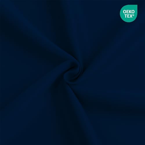 CUCRAF Navy Blue Blackout Curtains 63 Inches, Thermal Insulated Noise Reducing Rod Pocket Dark Blue Window Drapes for Bedroom & Living Room(52x63 Inch, 2 Panels)
