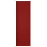 18"W x 39"H True Fit PVC Two Panel Chevron Modern Style Fixed Mount Shutters, Fire Red (Per Pair - Hardware Not Included)