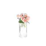 Gute 6 Inch Glass Vases for Decor, Flower Vase for Home Decor, Modern Decorative Clear Vase Centerpieces Living Room, Kitchen