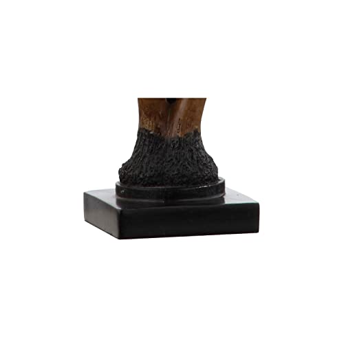 JONATHAN Y 20.5" Brown Rustic Antler Table Lamp for Bedroom Farmhouse Decor, Mini Faux Antler Desk Lamp with Gray Linen Shade, Lodge Cabin Nightstand Lamp, LED Bulb JYL1031A