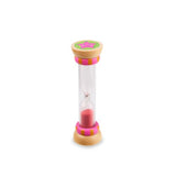 TRENDHAUS Zahnfee Mia 964595 Toothbrush Clock with 3 Minute Timer, Wooden and Acrylic Glass with Coloured Sand, Random Colour