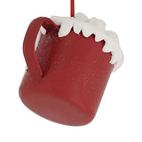 Hot Cocoa Cup With Marshmallows Ornament for Christmas