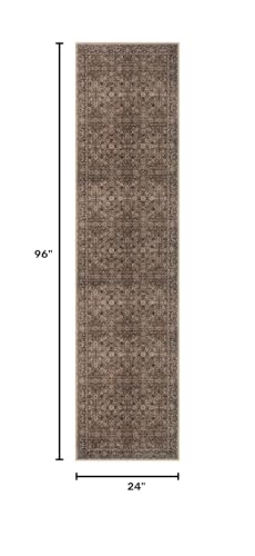2x8 Washable Runner Rug, Non Slip Soft Area Rug for Hallway Kitchen