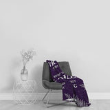 Gifts for Women Christmas, Inspirational Gifts for Woman, Cozy Soft Throw Blankets for Women, Positive/Spiritual Gifts, Purple Gifts for Older Woman, Get Well Gifts, Love Hug Blanket 60”x50”