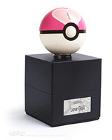 The Wand Company Original Poké Ball Authentic Replica - Realistic, Electronic, Die-Cast Poké Ball with Display Case Light Features – Officially Licensed by Pokémon