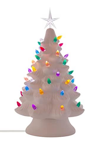 Creative Hobbies Ceramic Christmas Tree Replacement Lights, Medium Twist Light Ornaments, Multi Colors, 144 Piece Pack