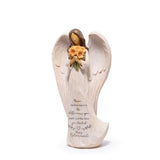 Hodao Retirement Gift for Woman, Angel Figurine with Inspirational Sentiment, Hand-Painted Resin Retirement Keepsake for Coworker, Teacher, Nurse, Friend, Retirement Party Decoration