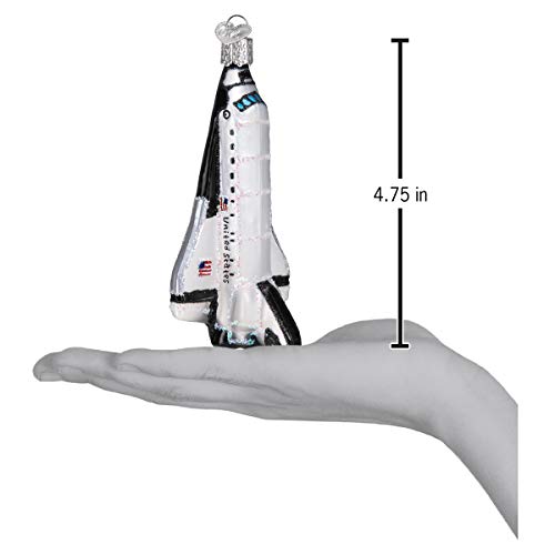 Old World Christmas Space Shuttle Glass Blown Ornaments for Christmas Tree