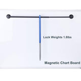 18-31.5 inches Adjustable Magnetic Curtain Rod for Metal Door, Magnetic Towel Bar Holder for Kitchen Refrigerator, Magnet Flip Calendar Chart Rod for Whiteboard, Black, 1 Pack
