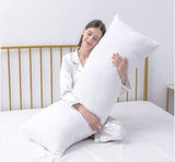 MoonRest® Premium Lumbar Polyester 100% Cotton Fabric Filled with 100% Pure Virgin Synthetic Fiberfill Decorative Throw Pillow Insert Stuffer Form for Sofa Couch Cushion Bedroom 14x36”