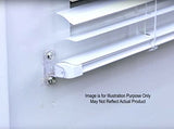 Blind Hold Down Brackets Clear Plastic (4)