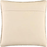 Livabliss x Galey Alix Westport Modern Indoor/Outdoor Accent Pillow, Poly Insert, 20" L x 20" W, Khaki