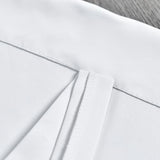 DONREN Pure White Balloon Shades Room Darkening Kitchen Window Curtain - Adjustable Thermal Insulated Tie Up Curtain Panel for Bathroom (34 W x 45 inches Long,1 Panel)