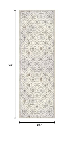 2x8 Washable Runner Rug, Nonslip Soft Area Rug for Hallway Kitchen
