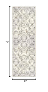 2x8 Washable Runner Rug, Nonslip Soft Area Rug for Hallway Kitchen