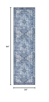 2x7 Washable Runner Rug, Non Slip Soft Area Rug for Hallway Kitchen