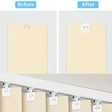 25 Sets Clear Vertical Blind Repair Tabs Replacement - Vertical Blinds tabs/Blind Fixers for Blinds Easy Fix for Damaged Slats & Parts | Restore Your Blinds Instantly!
