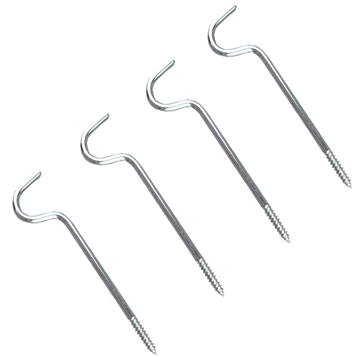 4pcs Single Curtain Rod Support,Simple Curtain Rod Bracket Without Screws,2-1/2inch