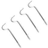 4pcs Single Curtain Rod Support,Simple Curtain Rod Bracket Without Screws,2-1/2inch