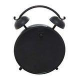 Deco 79 Metal Clock with Bell Style Top, 10" x 4" x 13", Black