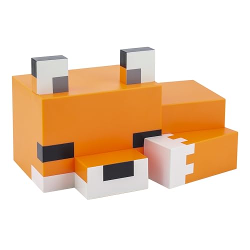 Paladone Minecraft Fox Night Light - Officially Licensed Cute Lamp, Gifts for Boys & Girls, Gaming Room Accessories & Décor for Kids Bedroom