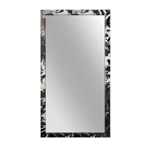 Wall Mirror Full Length Mirror Floor,Border Marble,Lean on Floor or Hang,for Bedroom or Living Room Decor,Casual,Entryway,Bathroom 100 * 180cm