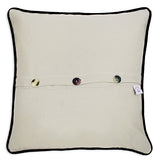 Catstudio Dallas Hand Embroidered Decorative Throw Pillow