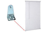 Hold Down Brackets 4pcs Metal Blind Brackets Bottom Rail Holder Replacements for Horizontal Blinds and Window Shades