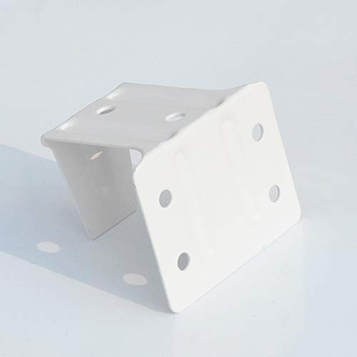 Cutelec Center Support Bracket 2 Pack White Color for 2" Low Profile Window Blinds Headrail Holder