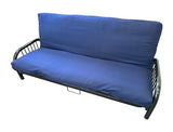 D&D Futon Furniture Futon Covers, Mattress Slipcovers, Polyester Poplin (Navy Blue, Full 6x54x75)