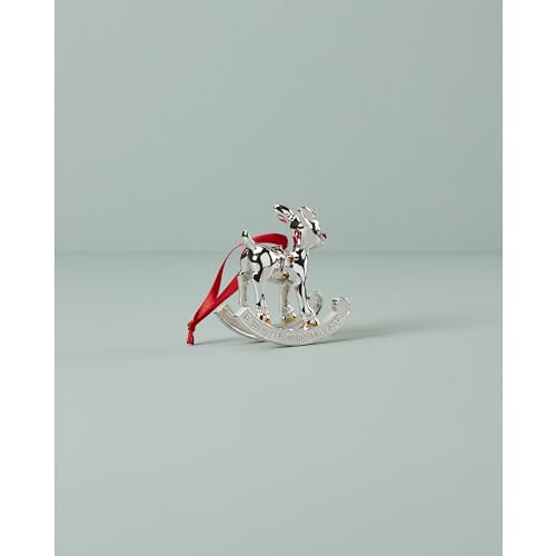 Lenox 894465 2023 Baby's 1st Christmas Tree Ornament Rudolph