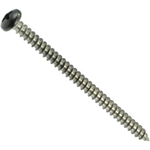 Ekena Millwork 3" Vinyl Shutter-Lok's Black (12/Bag) Bundle with Shutter Screws Black (12/Piece)