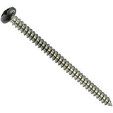 Ekena Millwork 3" Vinyl Shutter-Lok's Black (12/Bag) Bundle with Shutter Screws Black (12/Piece)