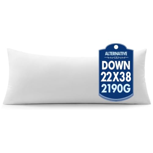 MIULEE 22x38 Inch Synthetic Down Alternative Pillow Insert