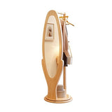 Full-Length Mirror Full-Body Floor Mirror, Rotatable Coat Rack, Bedroom Multi-Functional Fitting Mirror and Clothes Hanger Combination Full Length Floor Mirror (B)