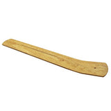 TRENDBOX 10pcs Handmade Plain Wood Wooden Incense Stick Holder Burner Ash Catcher Natural Design Buddhist