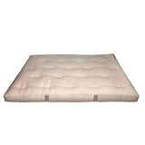 Green Cotton XL Twin 5" Futon in 100% Cotton Fabric Case