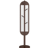 Mirror Full-Length Mirror Coat Hanger One-Piece Vertical Rotating Home Bedroom Fitting Floor Mirror Ins Wind Brass