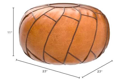 Moderner Pouf Ottoman Pumpkin Color