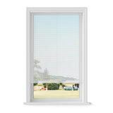 Cordless Aluminum Mini Blind - 34" W x 64" L - White, Premium Duty 1" Metal Slats, Over 400 Custom Sizes Starting at $19.97, Durable, Waterproof Window Shades by Lumino