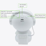 Astronaut Galaxy Projector LED Night Lights for Kids,Nebula Ceiling Lamp Star Light Nightlight Kids for Room Deco with Timer and Remote