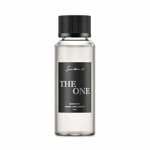 Scentiment The One Diffuser Oil - Premium Hotel Scent with Notes of Cardamom, Leather, Lemon with Cinnamon & Sandalwood Home Scent, Hotel Fragrance Oil Diffuser Refill - 4.06 fl oz (120 mL)
